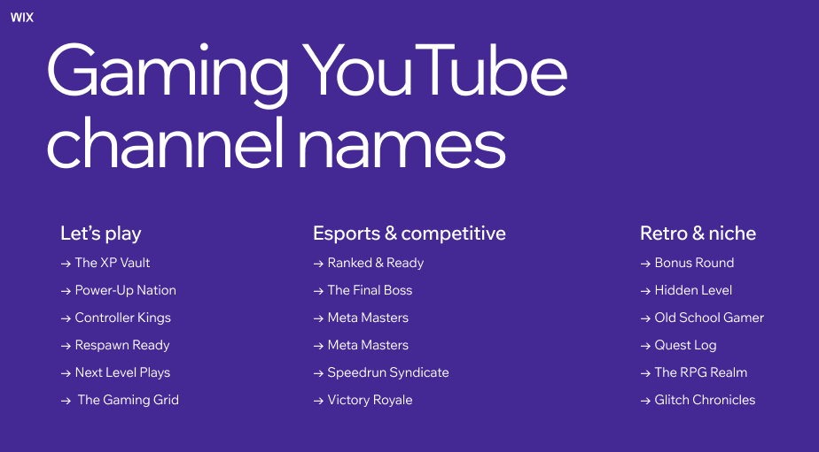 Stylish YouTube channel names are the first step toward building a strong and memorable brand Stylish YouTube channel names are the first step toward building a strong and memorable brand